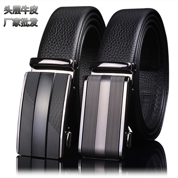 Leather belt