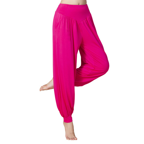 Dance pants, yoga pants, pocket pants, lantern pants, wide-leg pants, high-waisted modern dance pants, loose adult casual home pants