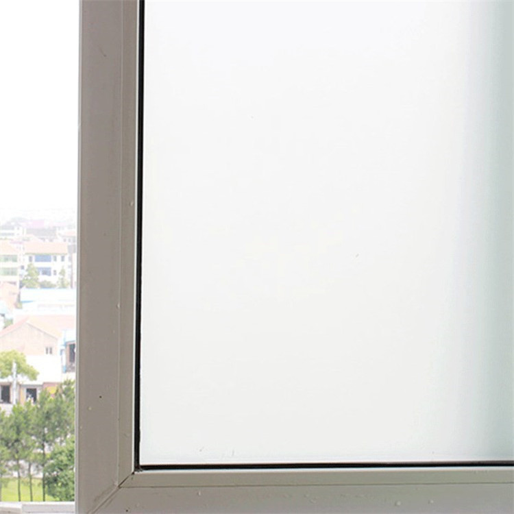 White frosted electrostatic non-adhesive glass film window paper transparent opaque protection privacy solid color plain window grilles