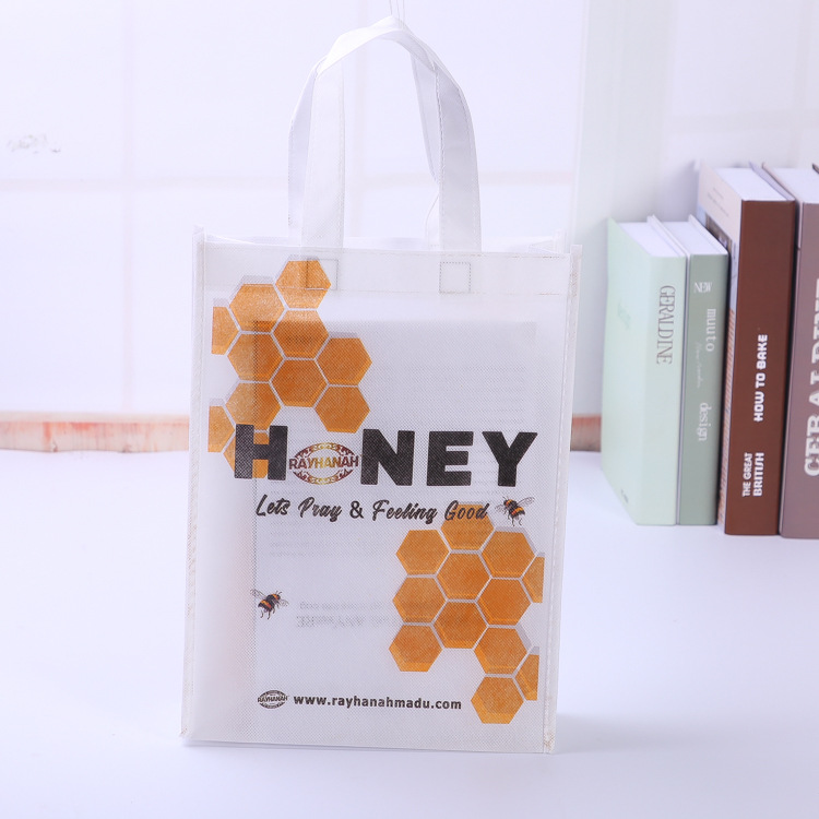 彩色手提无纺布袋定 做logo简约折叠广告促销无纺布包装袋子定 制