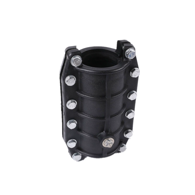 Half Festival PE water supply pipe plastic emergency joint joint 50-315 pipe hot melt-free cross-border best-selling model