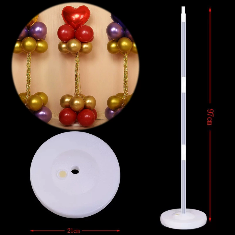 Аксессуары для воздушных шаров основание для впрыска воды арочный кронштейн белый столб для воздушных шаров свадебное открытие дорожная направляющая макет