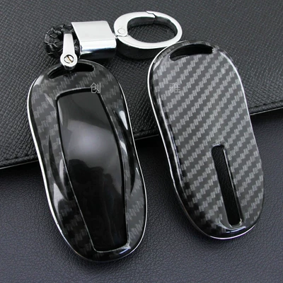 Suitable for Tesla key case Static Rod/Key Bag - s-shell-buckle-tray