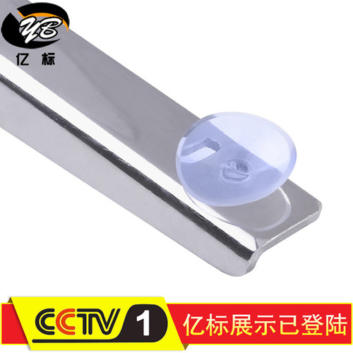 New card slot plate glass bracket metal accessories iron chrome plated display wooden plate bracket source manufacturer direct sales wholesale