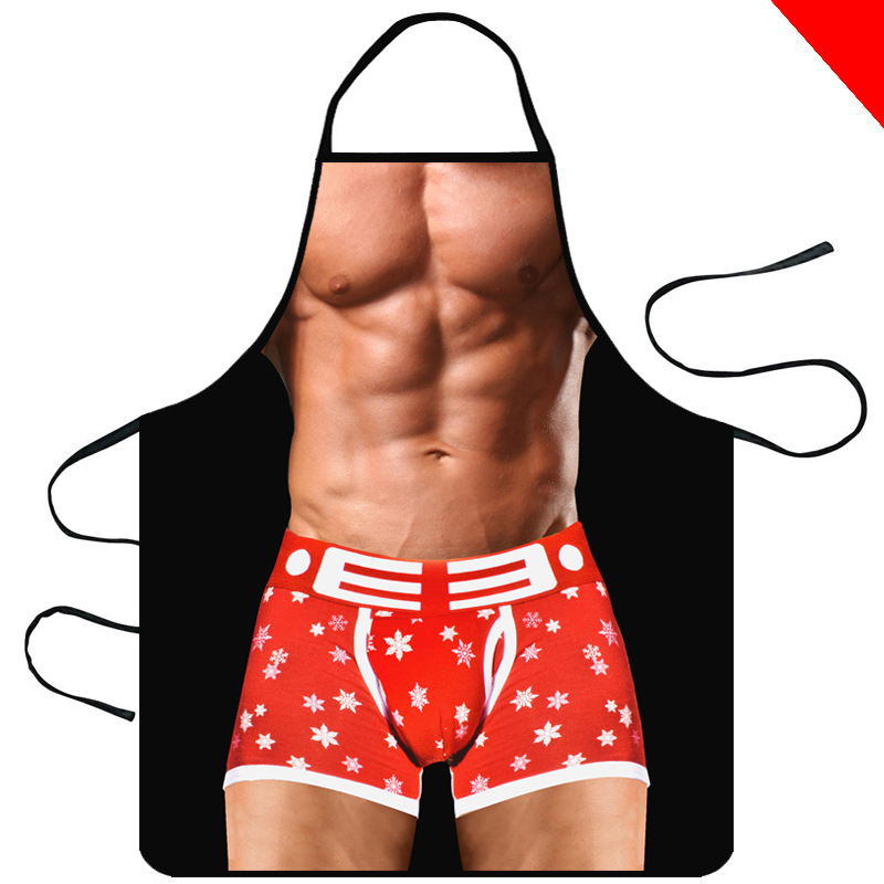 Delantal creativo personalidad divertida Reunión Anual fiesta spoof props olla caliente restaurante invitado delantal fabricante en stock suministro
