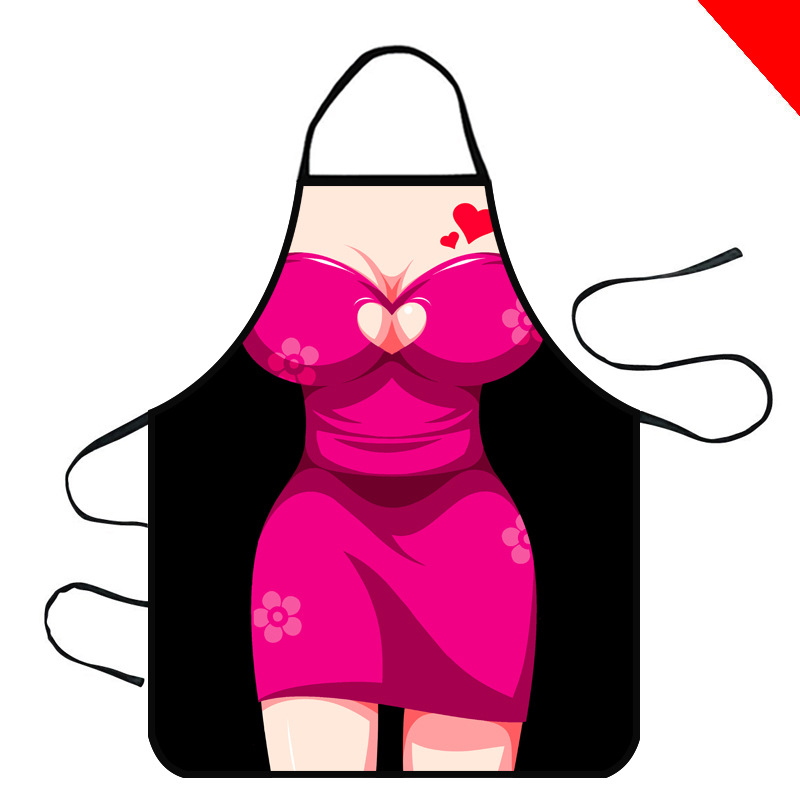 Delantal creativo personalidad divertida Reunión Anual fiesta spoof props olla caliente restaurante invitado delantal fabricante en stock suministro