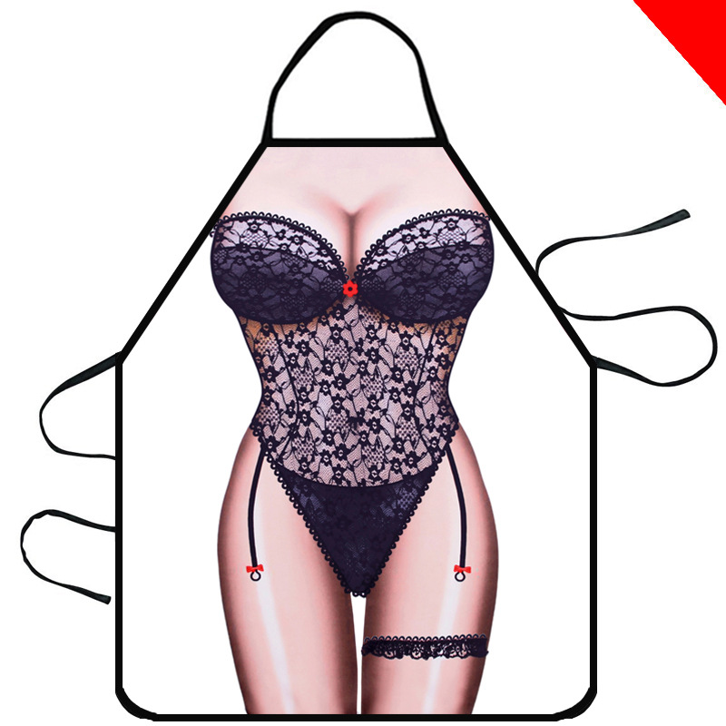 Delantal creativo personalidad divertida Reunión Anual fiesta spoof props olla caliente restaurante invitado delantal fabricante en stock suministro