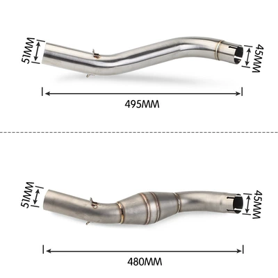 Exhaust pipe BN600 middle section