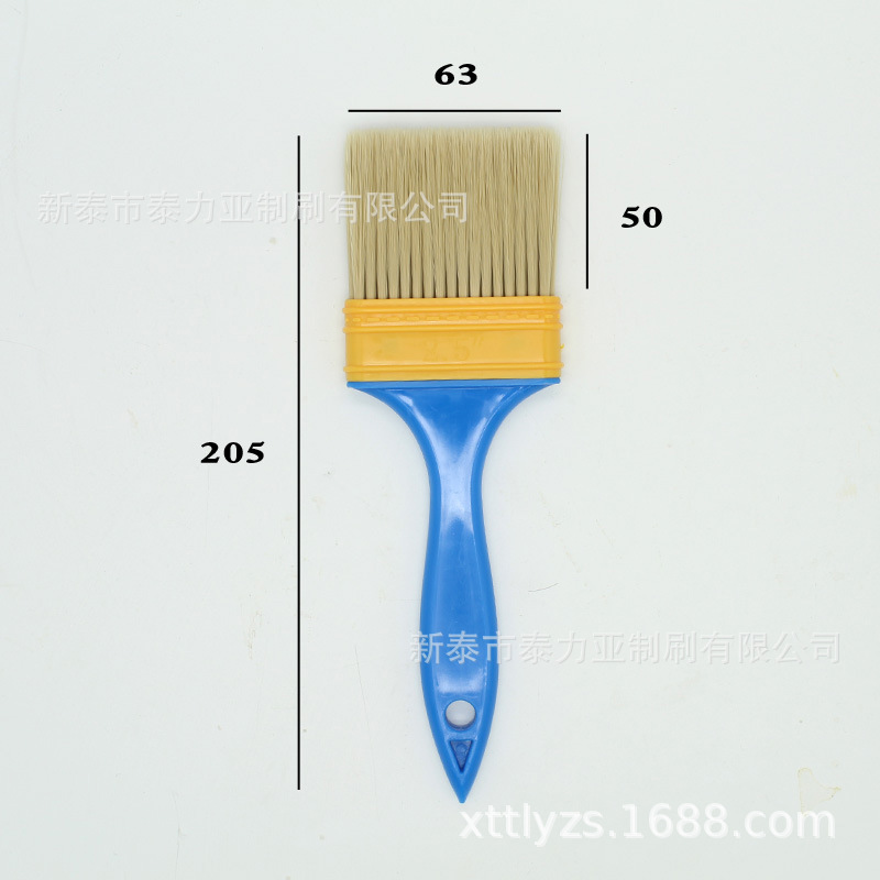 Álamo blanco mango de madera cepillo de pintura hogar agua pura hervida cepillo de cerdas para hornear alimentos cepillo de aceite pelo suave cepillo de barbacoa varios cepillo