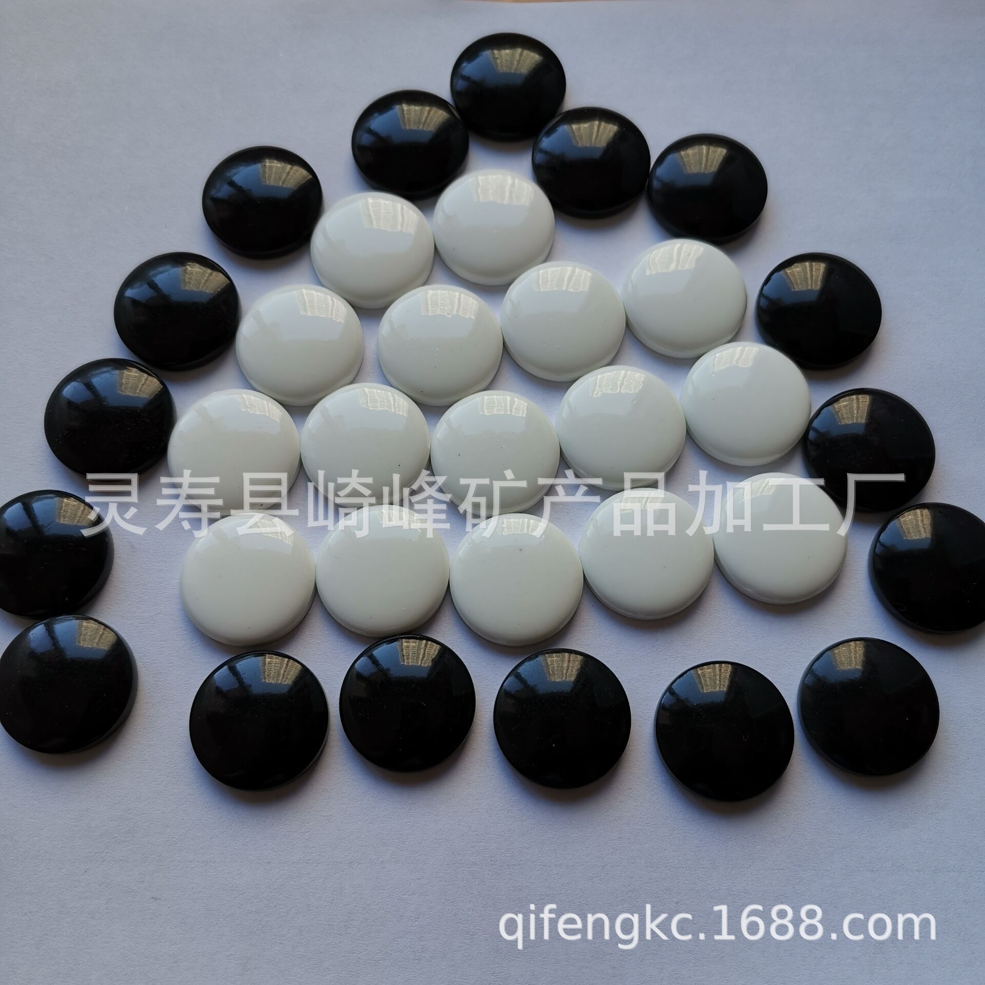 供应按摩器材用25mm高亮度锗石片 各种尺寸远红外锗石能量片