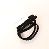 Base high elastic hair rope with pigtail for adults, human head, hair accessory, 5 pieces, South Korea