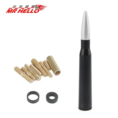 Antenna Bullet Antenna Off-Road – vehicle antenna - silver