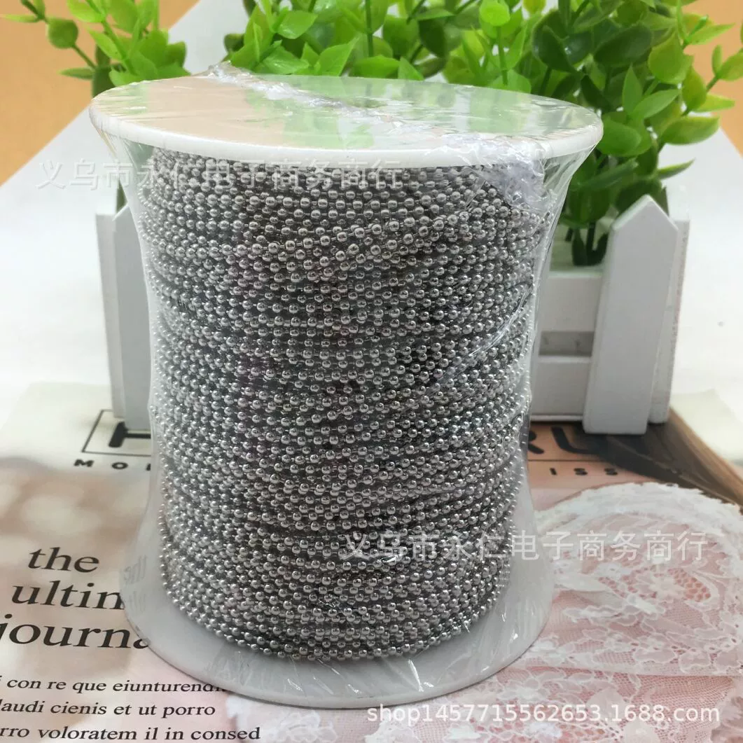 Круглые бусины из нержавеющей стали, аксессуар, аксессуары, 100 м
