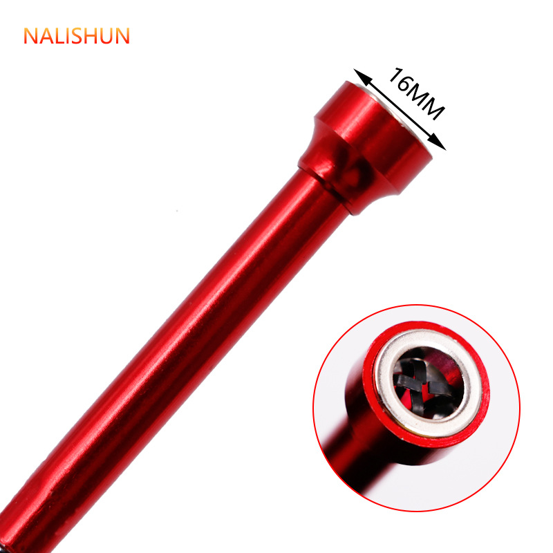Varilla de succión magnética fuerte con luz y garra/varilla de succión/recolección de residuos de hierro/succión telescópica de hierro fuerte con luz LED