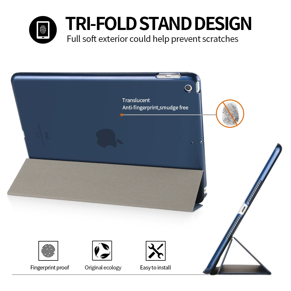 IPAD защитная накладка 2019 10.2-дюймовый ПК Triver жесткий корпус ультра-тонкий умная плоская оболочка ipad9.7