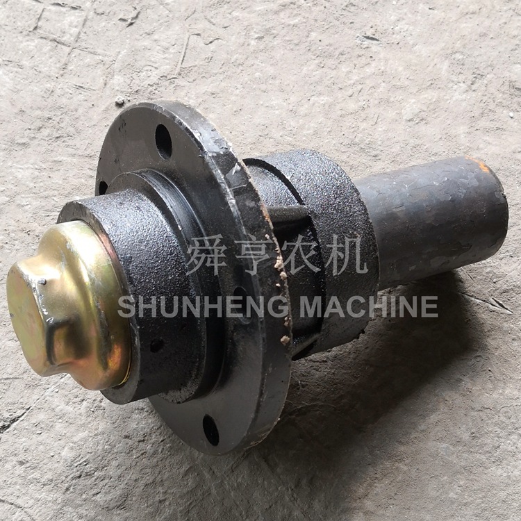 各种平板拖车 拖车轴 1.5吨半轴轴头 拖车杠配马车轴5孔钢圈