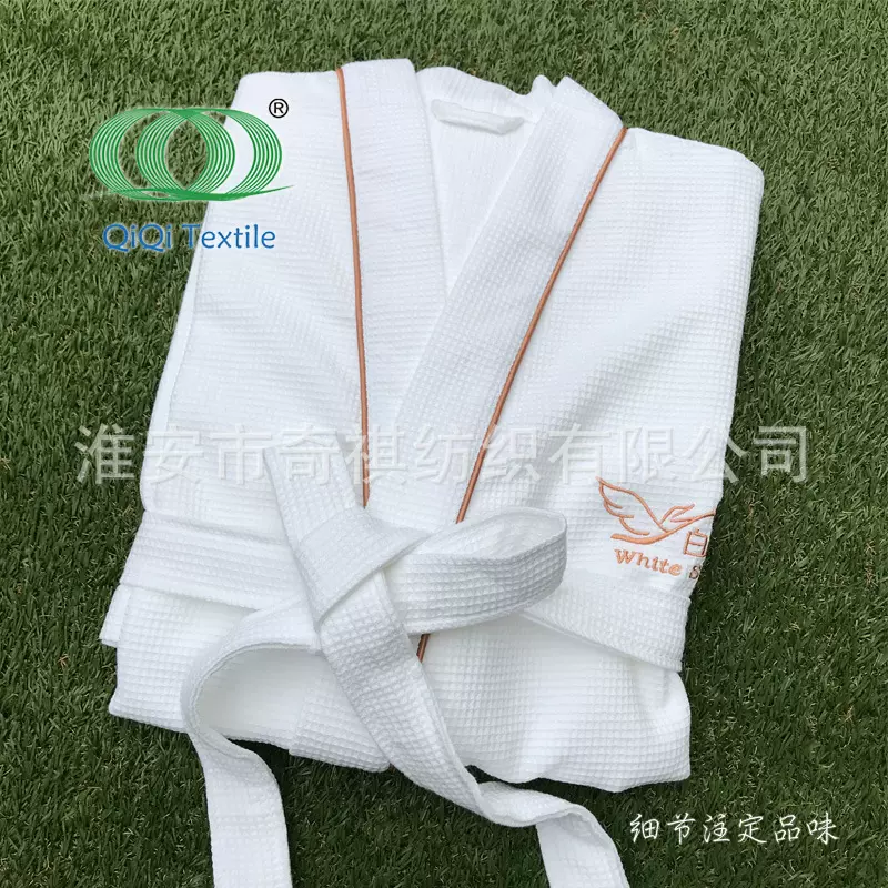 家居民宿酒店浴衣浴袍睡袍割绒毛圈纯棉会所男女浴服加厚保暖