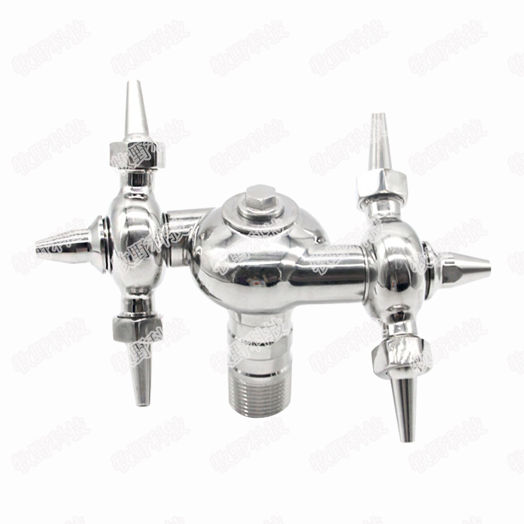 厂家供应外螺纹牛角清洗球 卫生级高效高射程旋转式不锈钢洗罐器