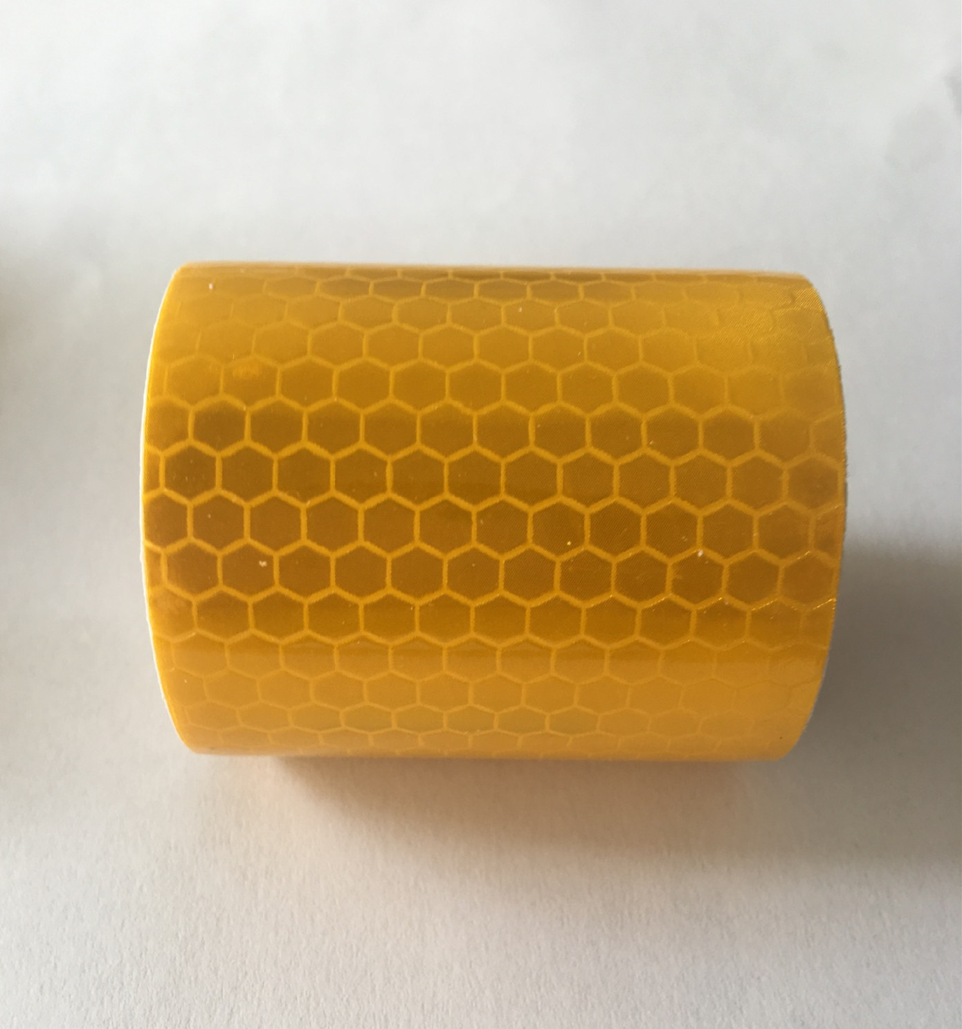 5cm * 3 M Comercio exterior popular blanco adhesivo cristal celosía película reflectante cinta de advertencia