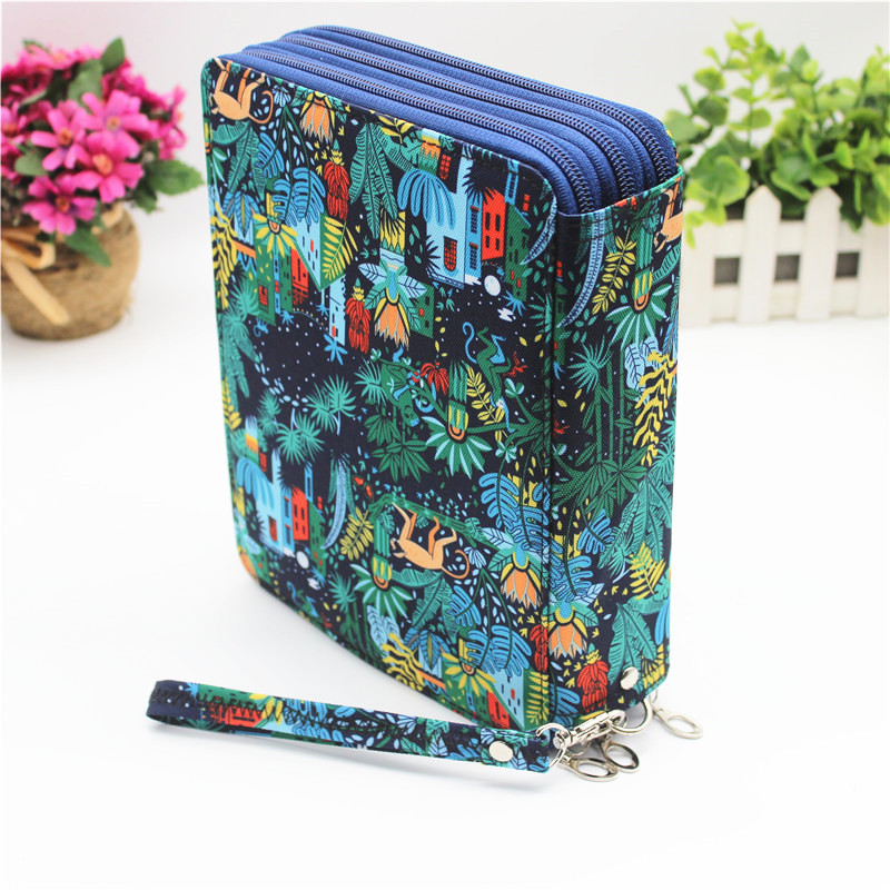 2023 Amazon nueva caja de lápiz de gran capacidad 127 agujeros arte pintura suministros bolsa de almacenamiento estudiante bolsa de lápiz