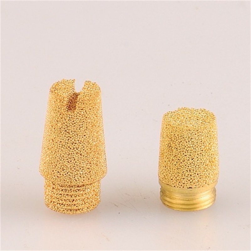 诸暨厂家黄铜气动消声器电磁阀气动消声器气动尖帽消声器