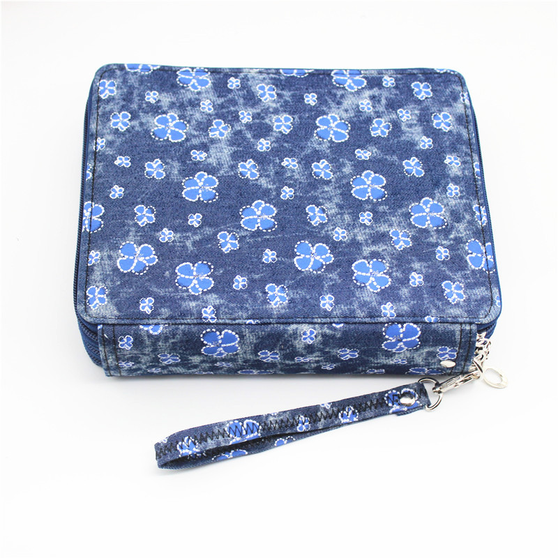 2023 Amazon nueva caja de lápiz de gran capacidad 127 agujeros arte pintura suministros bolsa de almacenamiento estudiante bolsa de lápiz