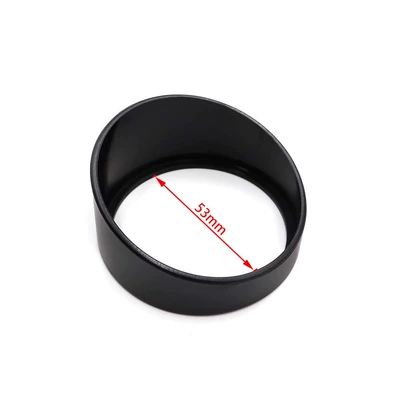 Factory Direct Supply Car Modified Instrument Sun Visor 52mm Universal Instrument Sun Visor Black Single Hole Instrument Cover (automobile instrument) - 52mm