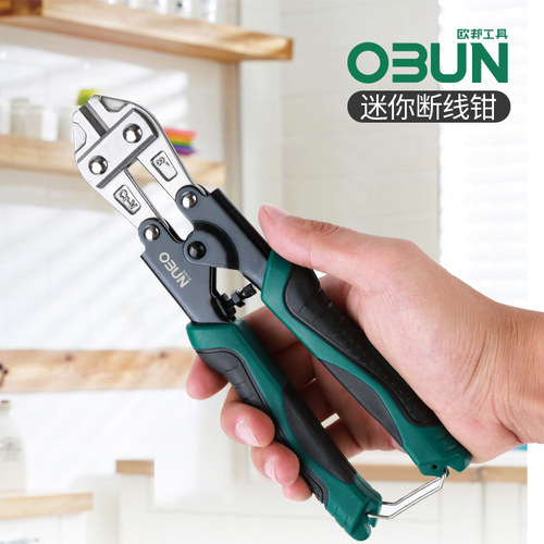 Oubang wire cutters industrial grade manual wire cutting pliers powerful eagle mouth steel bar pliers labor-saving cutting and locking pliers