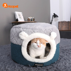 猫の巣冬保温子猫の巣四季通用家全閉鎖式冬別荘猫の家寝袋用品