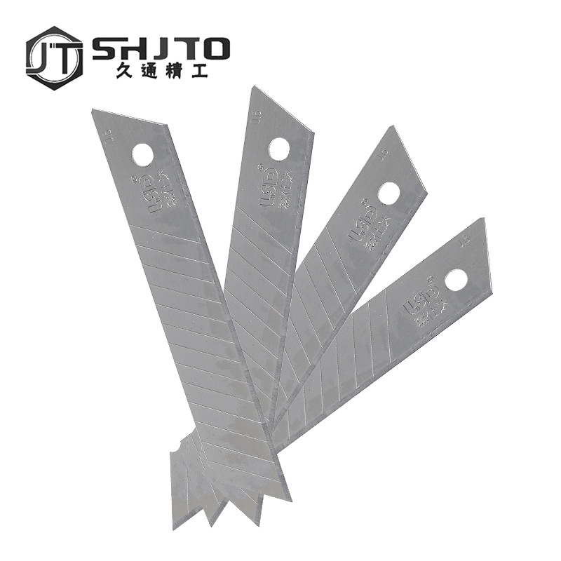 Fábrica 0,5 gruesa hoja de arte cuchillo de corte de papel pieza de papel pintado cuchillo grande Hoja de arte 18mm hoja