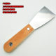 Wood double clip putty knife double wood clip wooden handle shovel knife floor cleaning knife putty knife wall stainless steel push knife