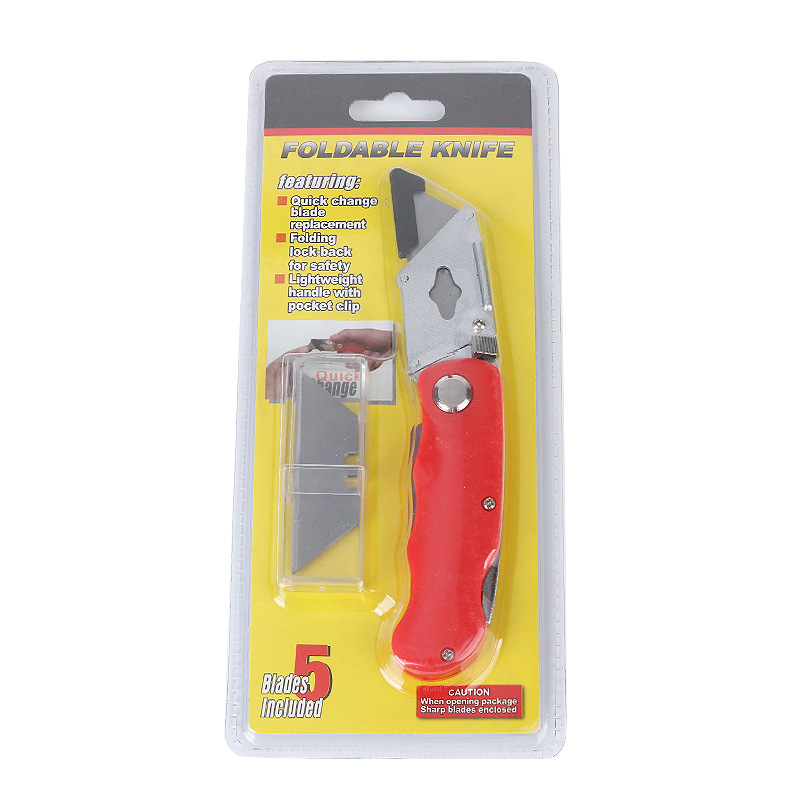 Jiutong resistente plegable cuchillo de arte cuchillo de corte de papel grande cuchillo de desembalaje herramienta de corte cuchillo de papel pintado hoja de escalera