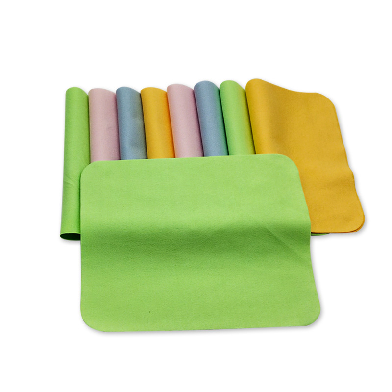 Glasses cloth wholesale cleaning cloth mobile phone cleaning cloth jewelry suede fiber wiping cloth sea island silk glasses cloth