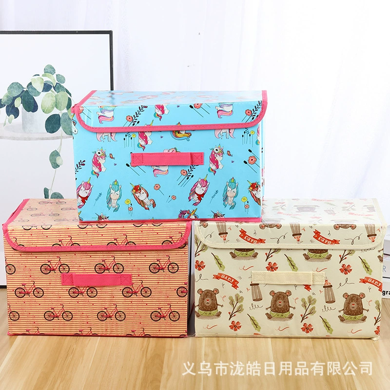 Foldable storage box non-woven cloth, storage system, toy, wholesale