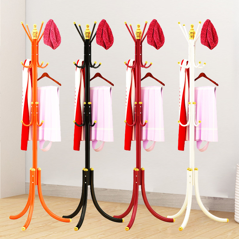 Simple bold coat rack, coat hanger, subway style metal hanging rack, bedroom clothing rack, bag rack, single pole, wholesale