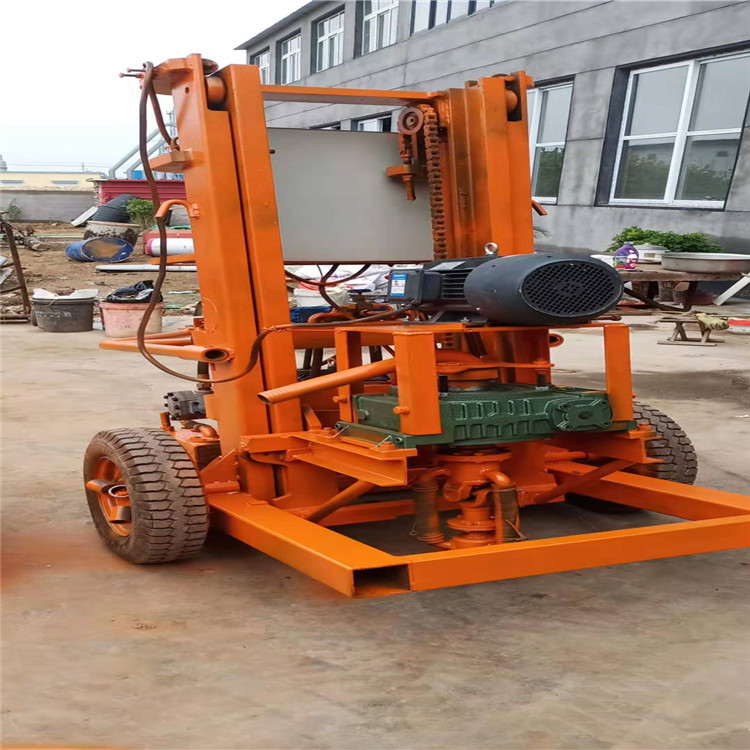 民用型钻井机 钻探地热井机 中小型家庭用水打井机 视频