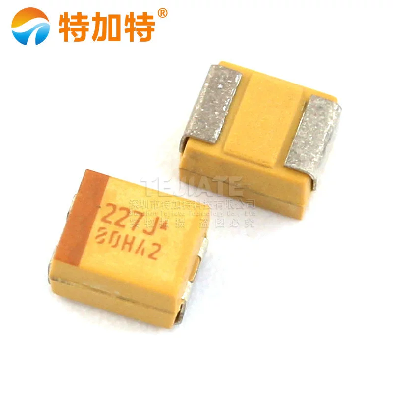 SMD танталовый конденсатор 6,3 В 220 мкФ типа B 3528 точность 10%