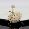 High-end small brooch, hydrolate lapel pin, pin, South Korea, new collection, wholesale