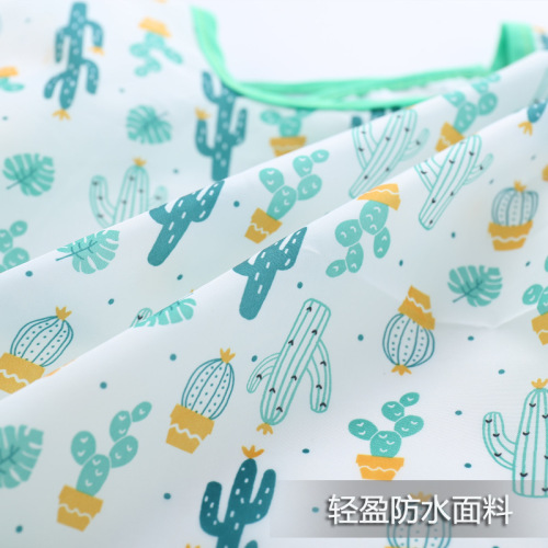 Autumn long-sleeved size 2 waterproof reverse clothing for babies and infants eating smocks and protective clothing children's smocks with rice trough
