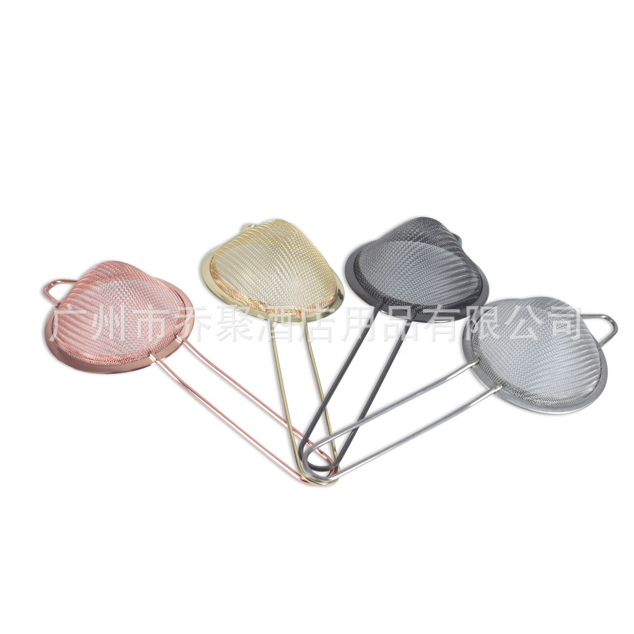 Directo de fábrica Europea doble filtro de hielo embudo triángulo cono Colador filtro neto