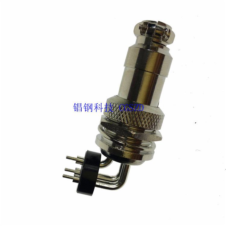 M��Ӧ��ʽ���²�ͷGX16 GX12ϵ��Electrical connector 90��