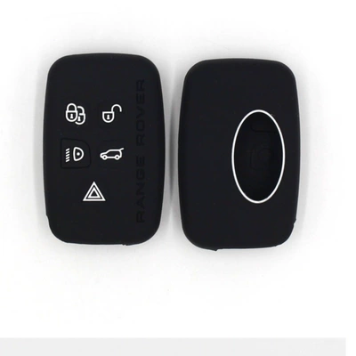 Manufacturers wholesale car key set for land Rover 4 keys Chery Aurora key silicone protective sleeve without logo (Static Rod/Key Bag) - black