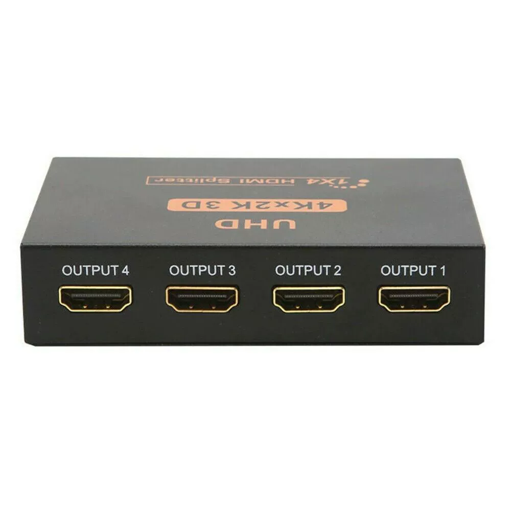 HD 4K 2K 2K железная оболочка HDMI распределение 1 к 4, одна точка, четыре видео, 4-экран, 4-экран, устройство распределения 1x4