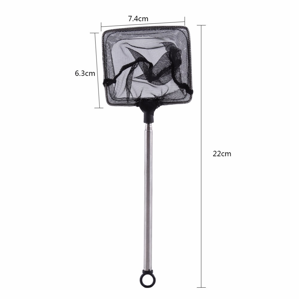 Pesca telescópica cuadrada