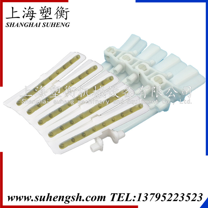 柔性链 防滑柔性链板 XB175  295宽 加胶塑料转弯链板