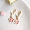 Cute cartoon earrings, fresh children's short ear clips, Korean style, simple and elegant design, no pierced ears, wholesale