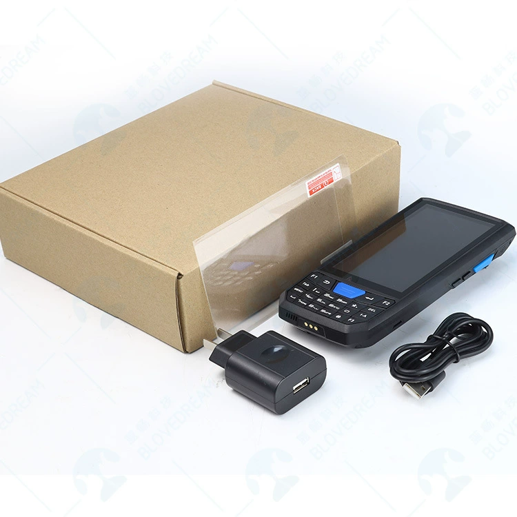 Android ручной терминал сборщик данных штрихкод инвентаризации 4G PDA поддерживает вторичную разработку приложений