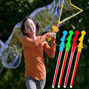 Large 45cm Bubble Stick Concentrate Beach Colorful Western Bubble Sword Children Bubble Water Toy Hot Sale