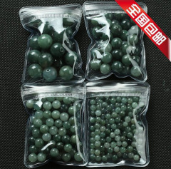 翡翠a商品油青散珠氷種玉玉丸珠diy部品ブレスレットネックレス珠部品4mm-13mm