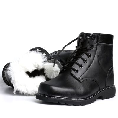 廠家直銷冬季男加絨棉靴保暖防寒棉鞋馬丁靴雪地靴潮範防滑